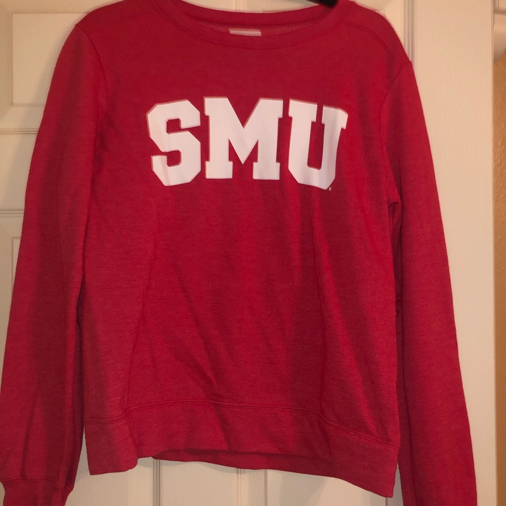 Southern Methodist University (SMU) Medium Collegiate Letter Graphic Sweatshirt